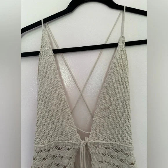 Crochet tie tank top - Picture 4 of 5
